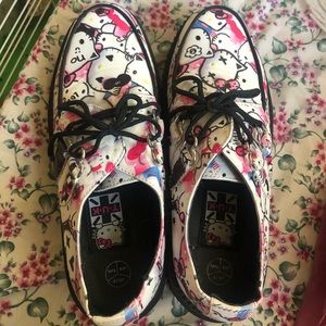 T.U.K. Hello Kitty Platform Creepers